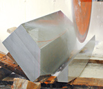 Cutting stone to exact dimensions